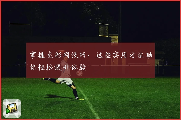 掌握竞彩网技巧，这些实用方法助你轻松提升体验